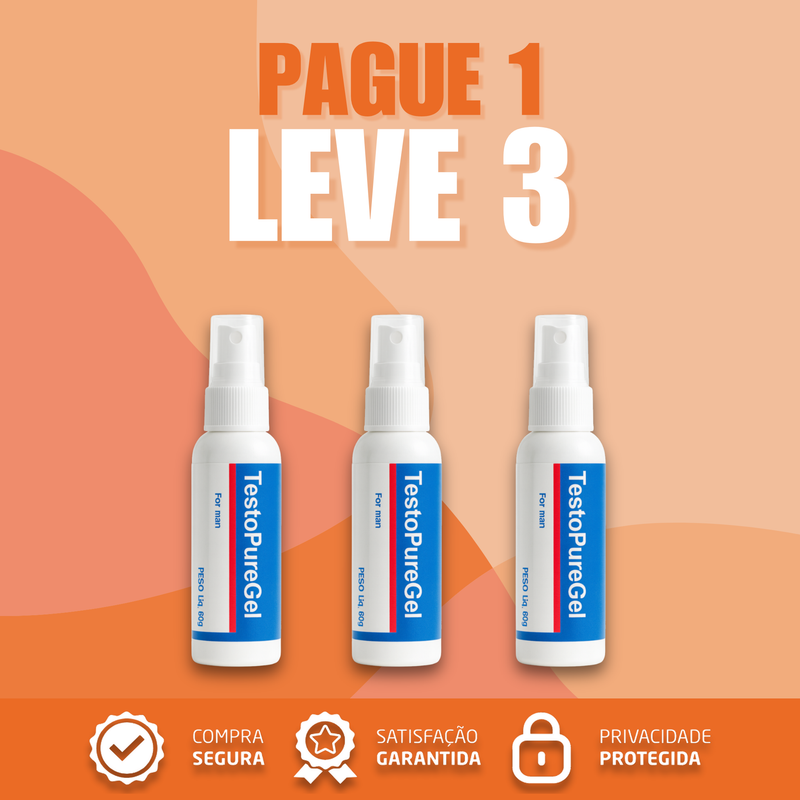 TestoPureGel Original | Oferta Do Dia